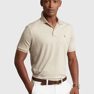 Polo by Ralph Lauren Beige Heather Classic Polo